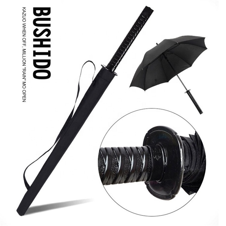 Promotion 8k/16k/24k Long Handle Japanese Samurai Sword Umbrella