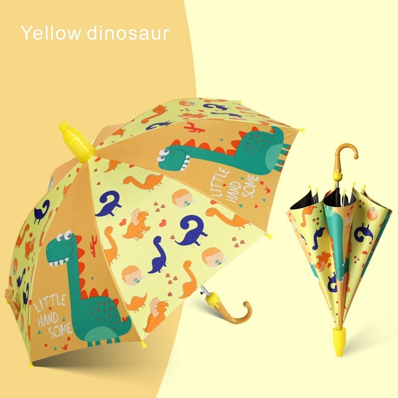 Wholesale Safety Open Children Umbrella Kid Umbrella With Cartoon Pattern