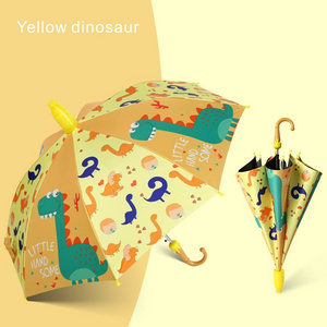 Wholesale Safety Open Children Umbrella Kid Umbrella With Cartoon Pattern