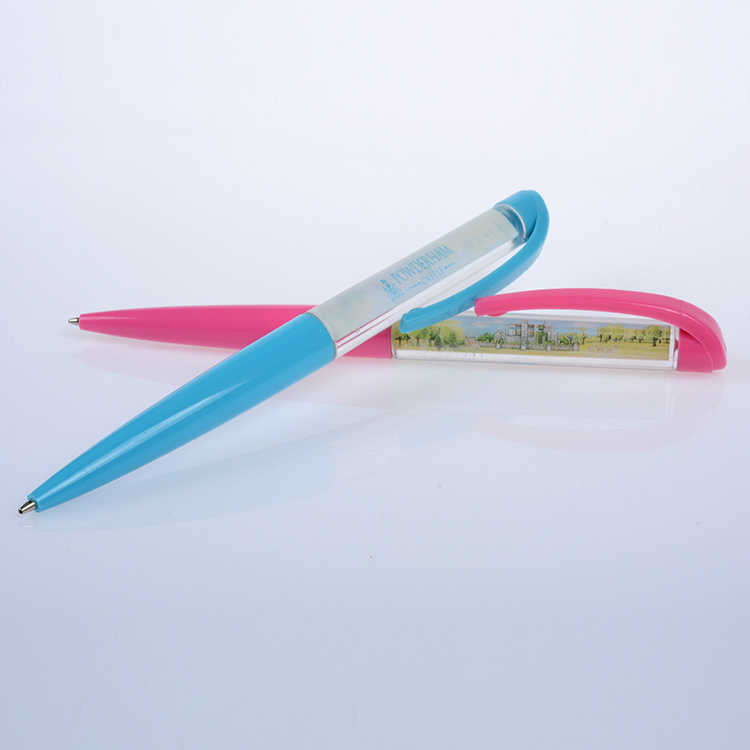 Novelty Promotional Floating Pens,Custom Pen Moving Float,Plastic Ballpoint Pen Liquid Floating