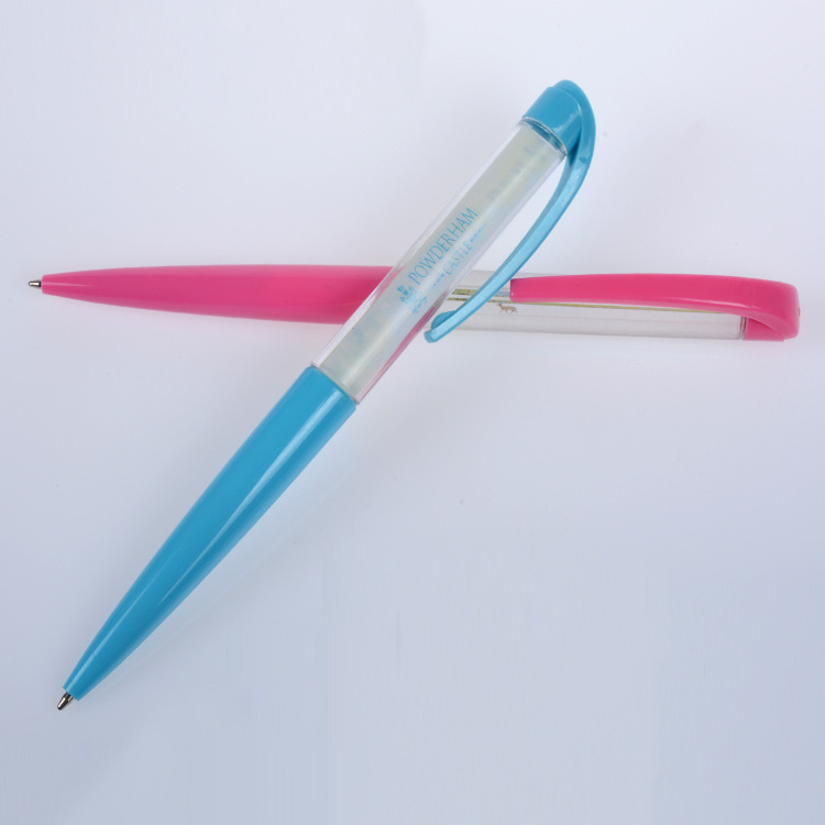 Novelty Promotional Floating Pens,Custom Pen Moving Float,Plastic Ballpoint Pen Liquid Floating