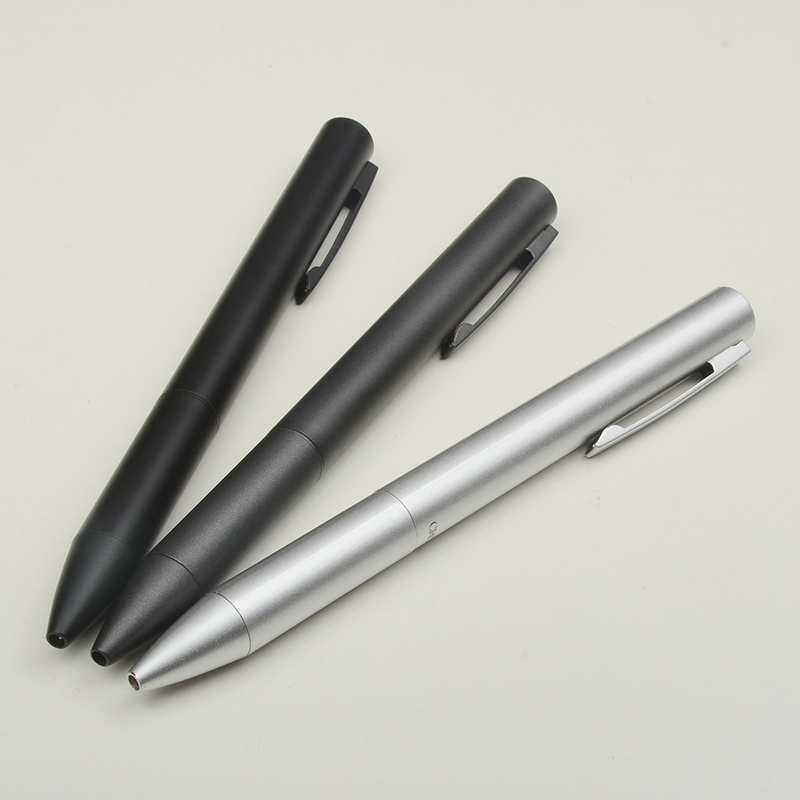 Promotion Logo Metal Pen Custom Luxury Metal Ballpen,Twist Ball Point Pen Black Metal with Box