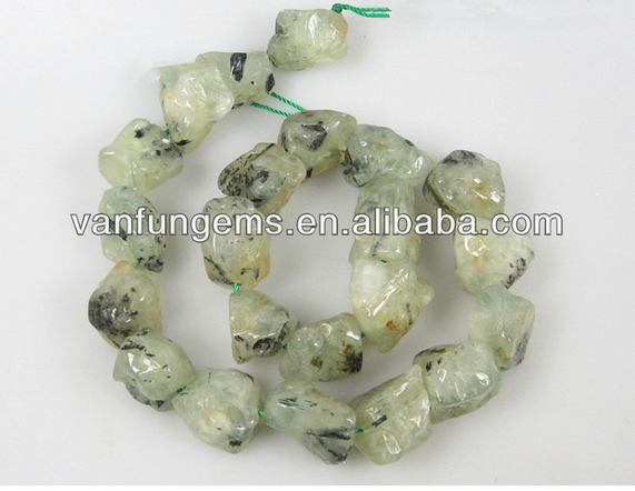 wholesale Natural Green Garnet polished rough nuggets gemstone for sale