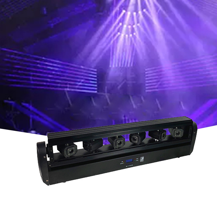 dmx moving head 6 eyes rgb dj disco self weeding laser ghost projector light heat transfer lazer leaser light for night club