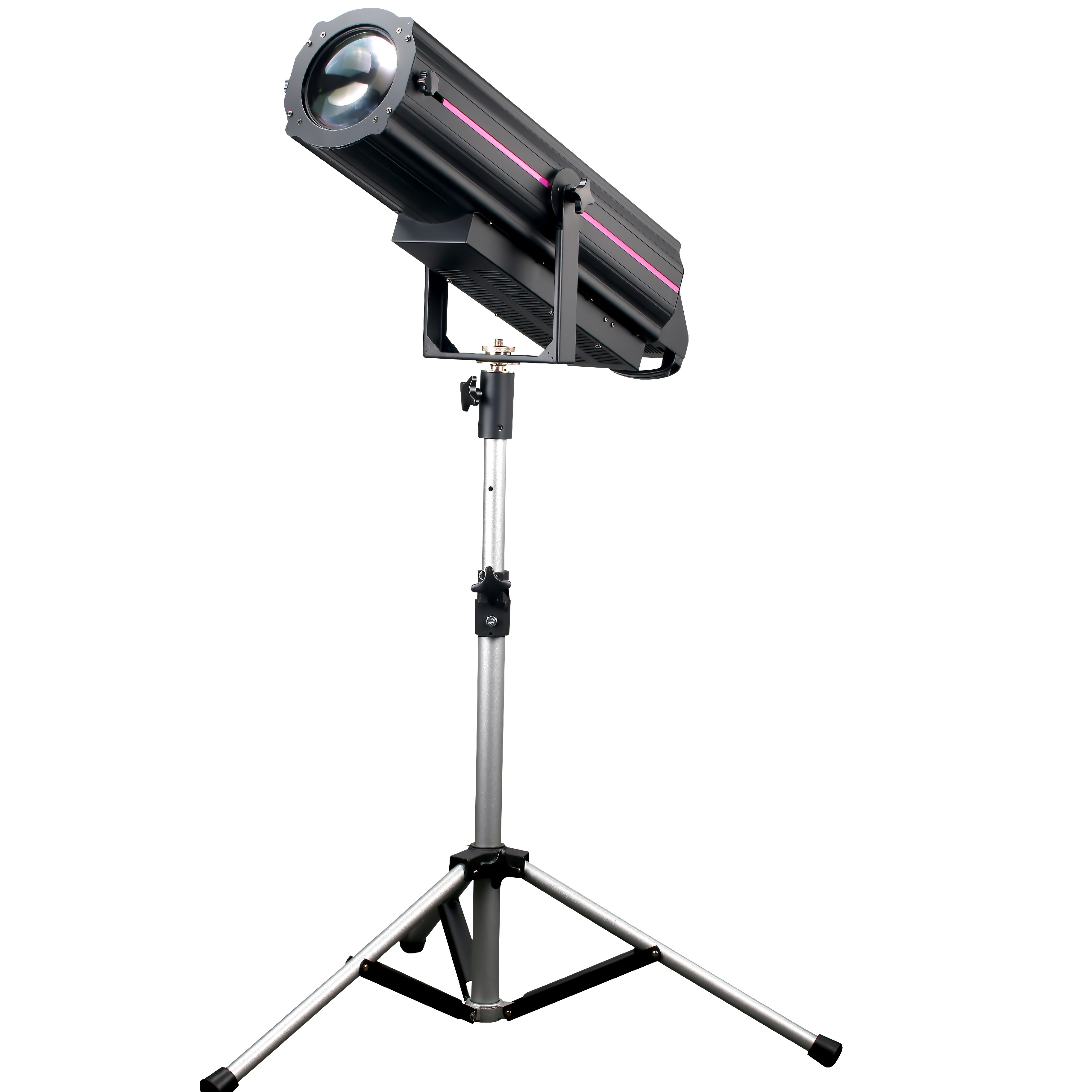 High quality 3200K-5600K zoom 600W Manual LED Follow Spotlight for TV studio show stage lighting equipment