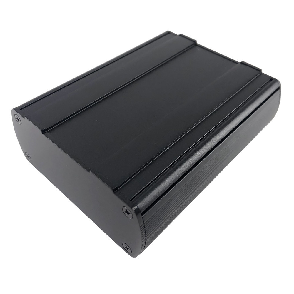 Vange black power supply enclosure case 80*35*100mm aluminum instrument housing