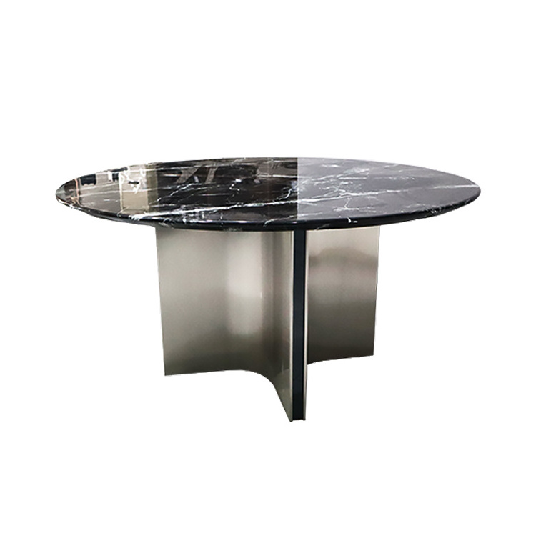 Iron aluminum dining coffee metal tulip cast wholesale black table base for marble