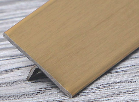 Factory T Shape Shiny Gold Silver  Polished Trim Stainless Steel Profile Tile Trim For Floor Decoration Metal Edge Trim