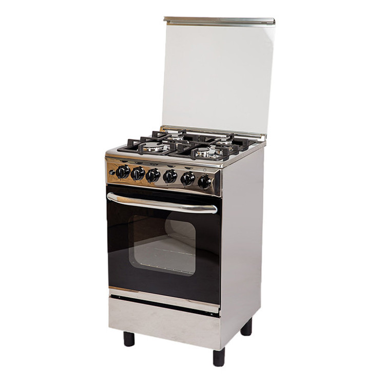 Restaurant equipment free standing cooker gas range gas stove with electric oven