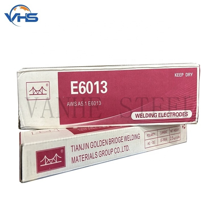 High Quality E6013 Welding Rod Cast Iron Welding Electrodes tianjin golden bridge brand J38.12