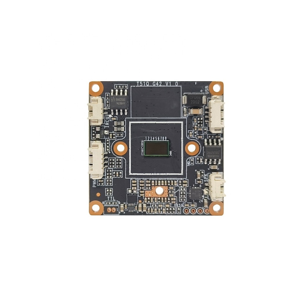 Ingenic T41LQ T41NQ sensor 4MP 6MP 8MP IP camera board module fixed lens AI IP camera module support I/O board and 4G module