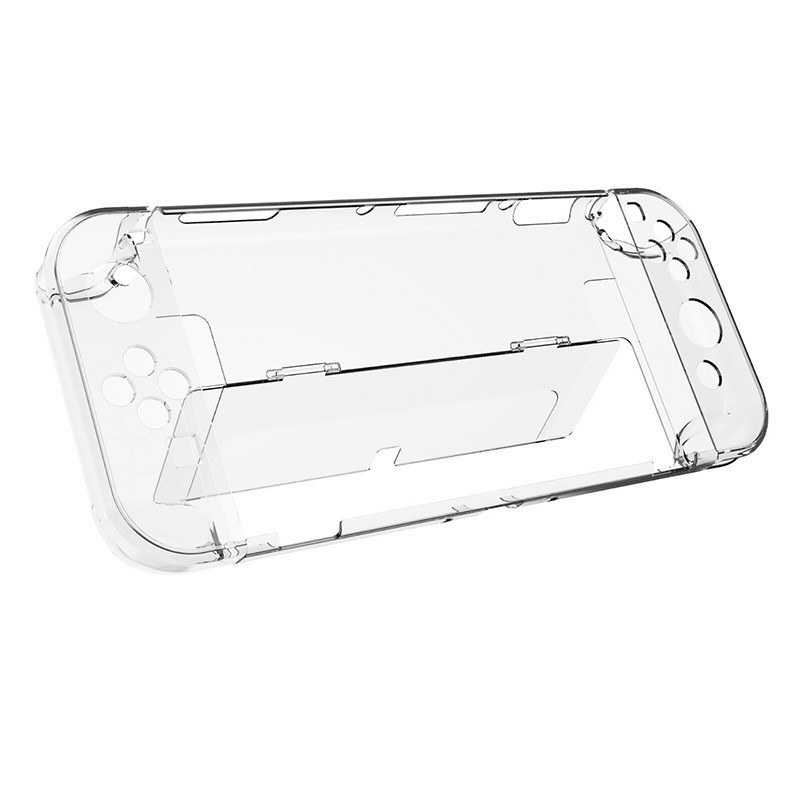 Factory Wholesale Anti-slip Protective Case Transparent PC Clear Case Skin for Nintendo Switch Oled Game Controller