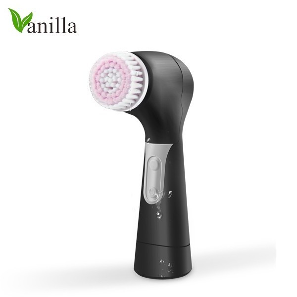 Electric Face Scrubber Exfoliating Usb Charging IPX7 Waterproof Rechargeable Silicone Rotating Washer Facial Cleansing Brush