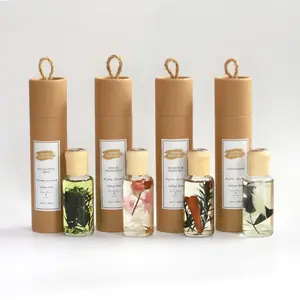 Wholesale Nature Reed Diffuser with Dried Flowers 50ML Flower Reed Diffuser with Tube Packaging