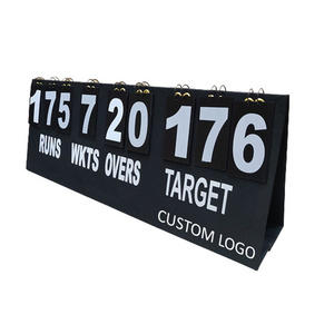 High Quality Portable manual scoreboard flip number scoreboard for cricket, football, basketball and other sports