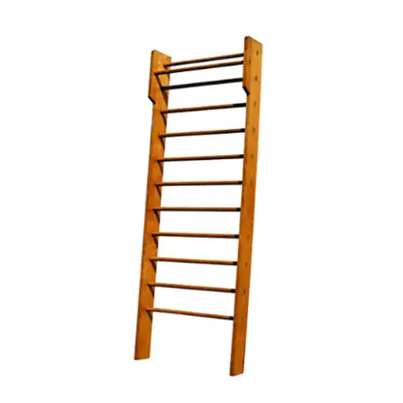 Premium Quality Wooden Wall Mounted Durable Fitness Swedish Ladder Wall Bars Gymnastic For Training Use