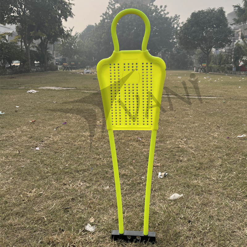 New Sports High Quality Soccer Training PVC soccer Mannequins 120cm Free kick wall with Metal Base