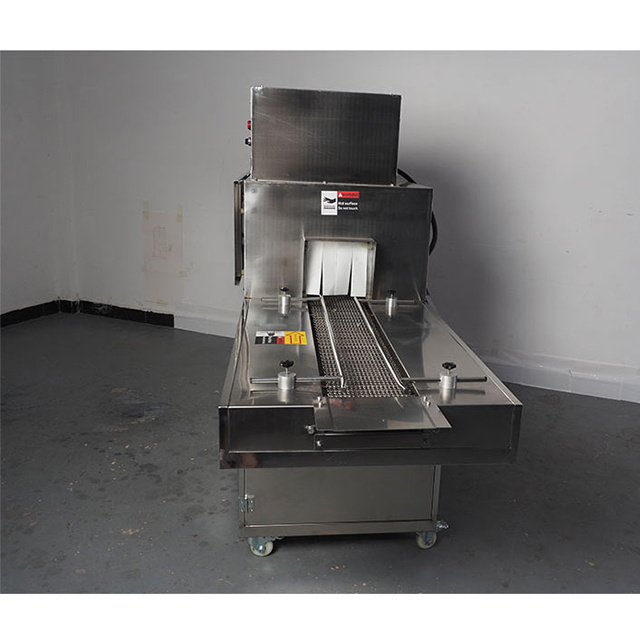 Automatic shrinking sealing packaging machine heat steam shrink film tunnel bottle jar sleeve wrapping machine