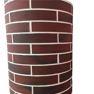 Lightweight soft surface artificial stone flexible split brick tiles for wall decoration