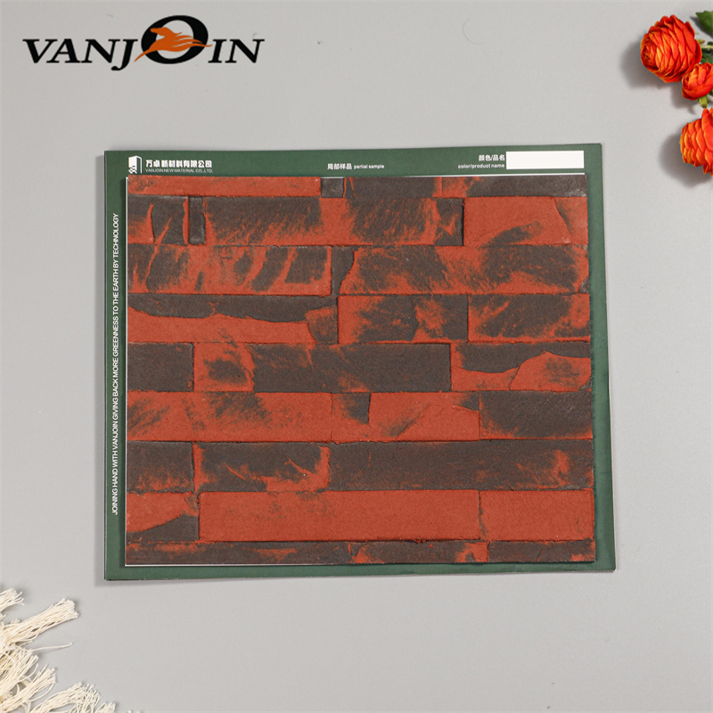 Thin light large rockcut Rock soft veneer tiles flexible stone for wall ceiling decoration