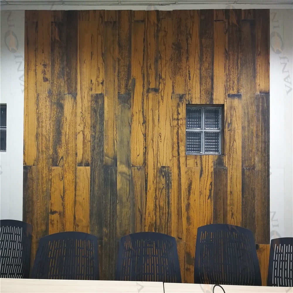 Waterproof Vivid Texture Flexible Floor Wood Look Interior Wall Tiles for Living Room