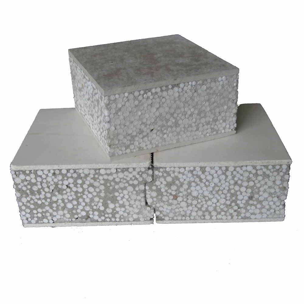 Sound Noise Canceling Insulation Sandwich Panel Foam EPS Waterproof Wainscoting Panels Polystyrene Concrete Bricks