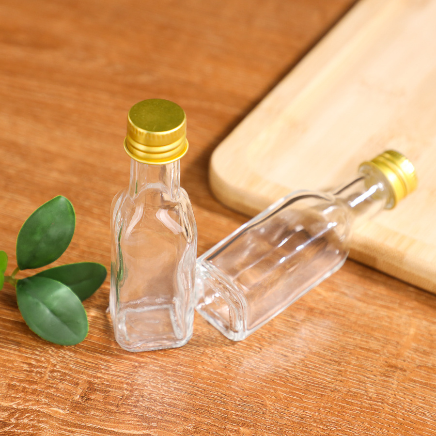 Wholesale Food Grade Empty 20ML Small Olive Oil Glass Bottles With Cap