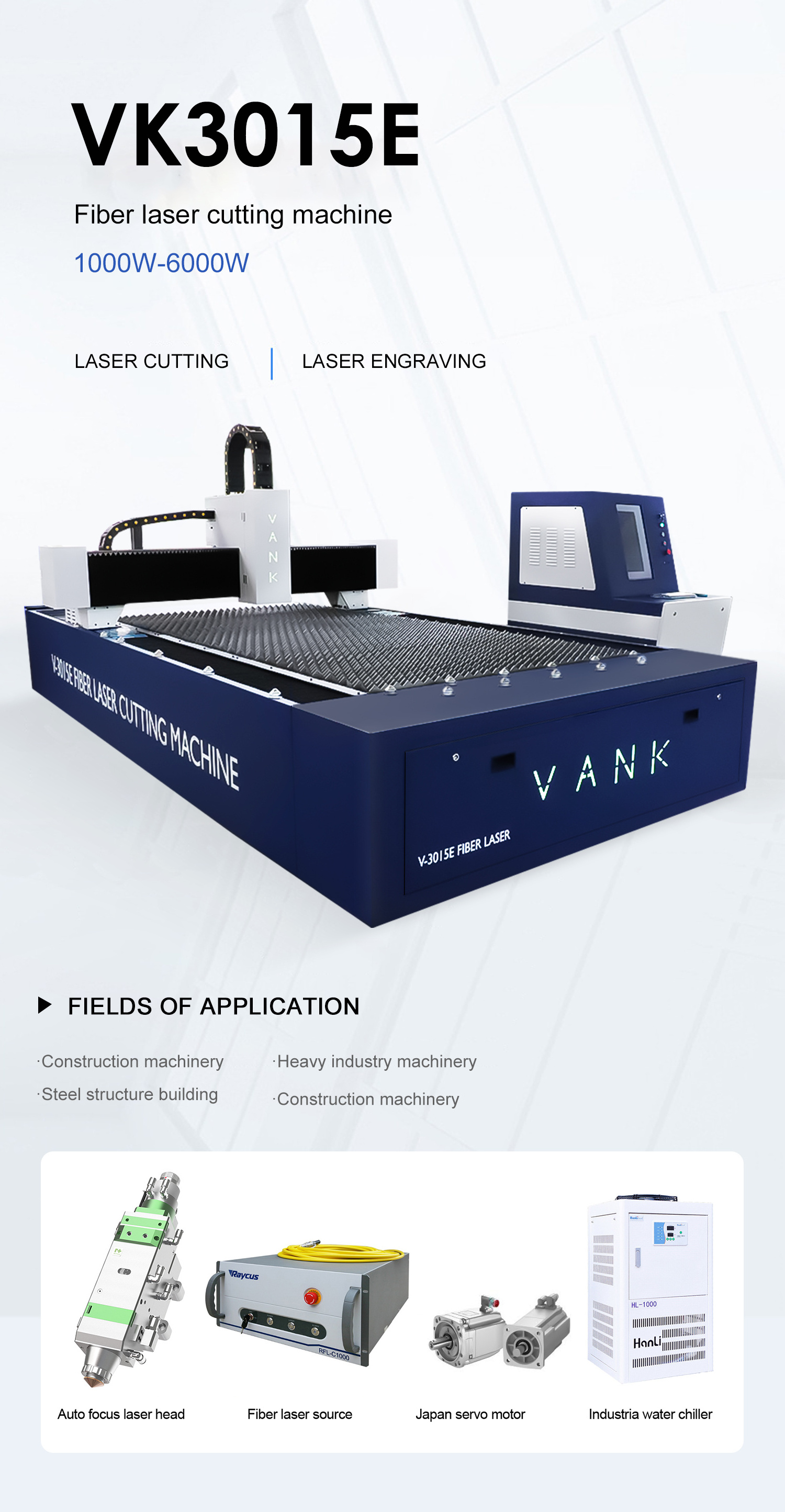 3015 1530 stainless steel copper aluminum fiber laser cutter price 1kw cnc metal laser cutting machine for sheet metal