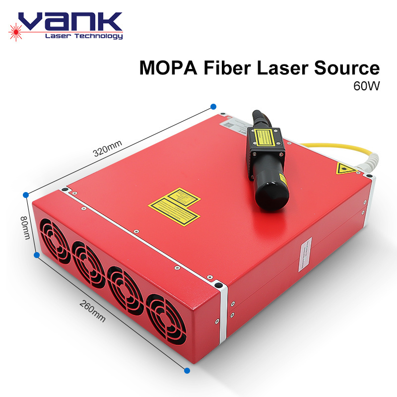 High Powered JPT Mopa M7 Pulsed Fiber Laser Source 20W-200W