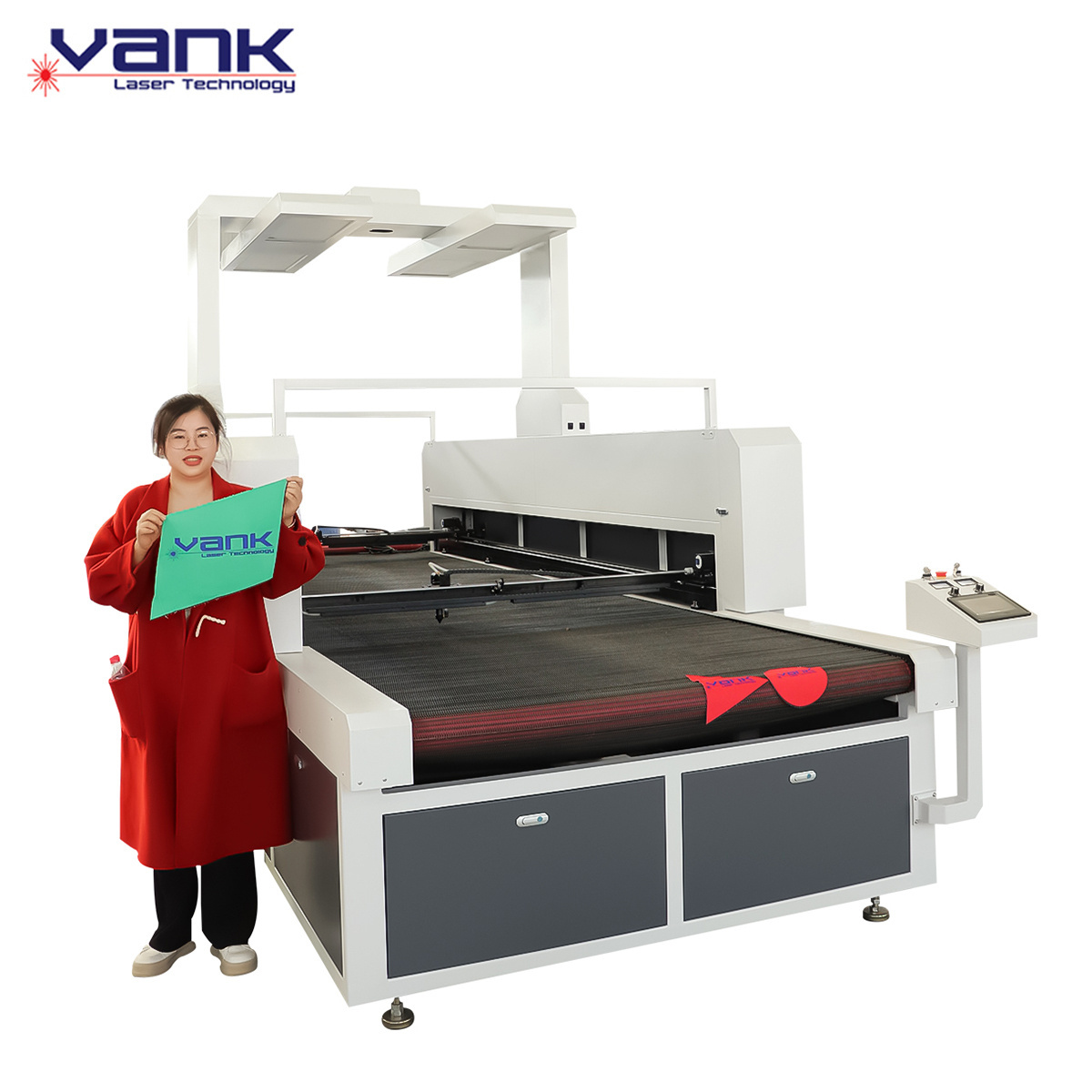 1812 1825 3015 camera 1500D textile laser cutting machine fabric laser cutting machine