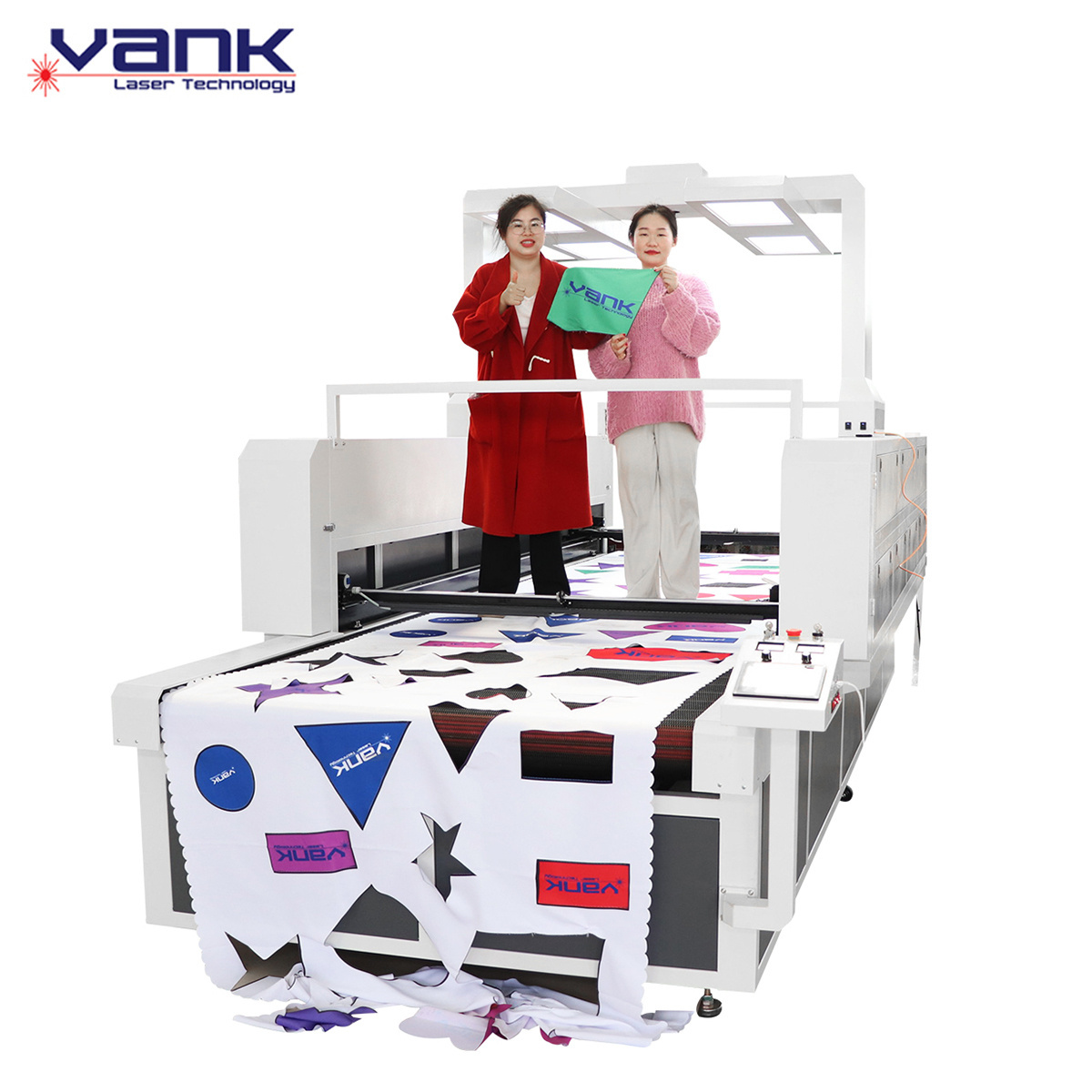 1812 1825 3015 camera 1500D textile laser cutting machine fabric laser cutting machine