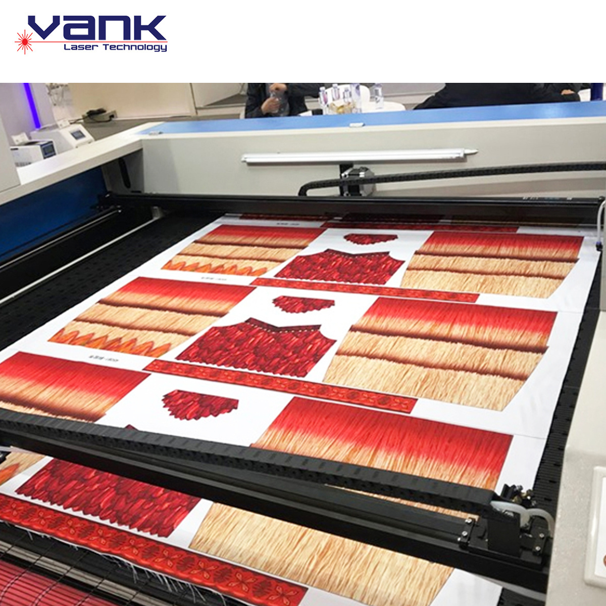 Laser Fabric Cutting Machine Automatic Printed Pattern Leather Textile Fabric Laser Cutting Machine