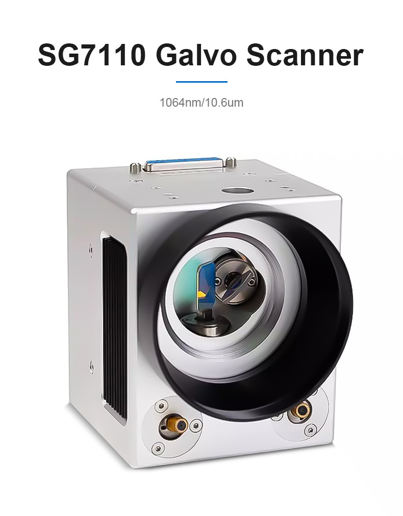 SG7110 laser galvo head 10mm galvo scan head Galvanometer galvo head for fiber laser marking machine