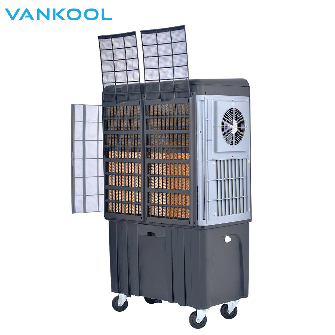 two cooling systems portable air condition fan plastic swamp cooler portable breeze air evaporative cooler