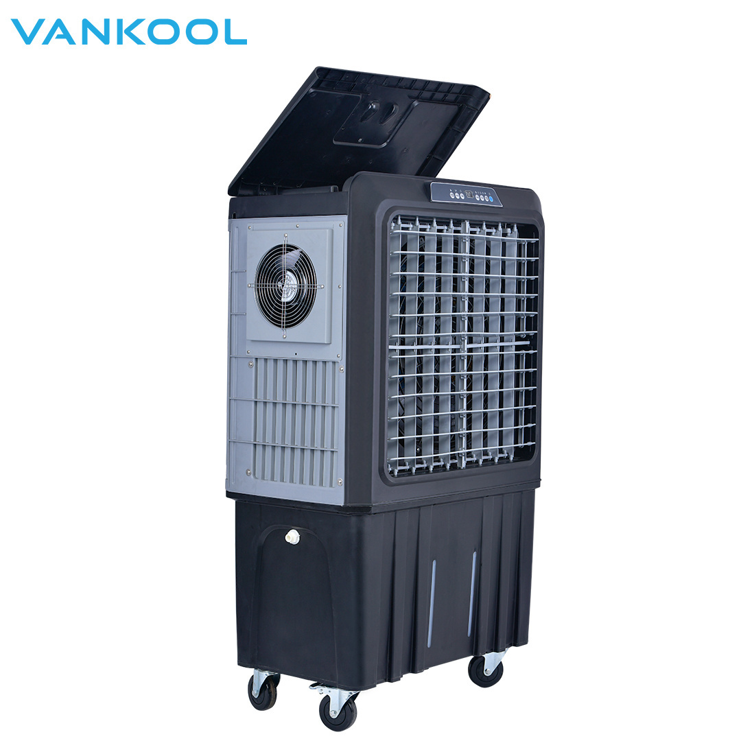 two cooling systems portable air condition fan plastic swamp cooler portable breeze air evaporative cooler