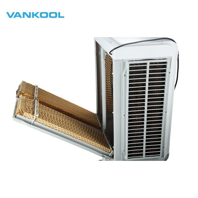 vietnam evaporative air cooler 220V 12V AC/DC air conditioner 45L water tank solar evaporative cooling system cooler fan