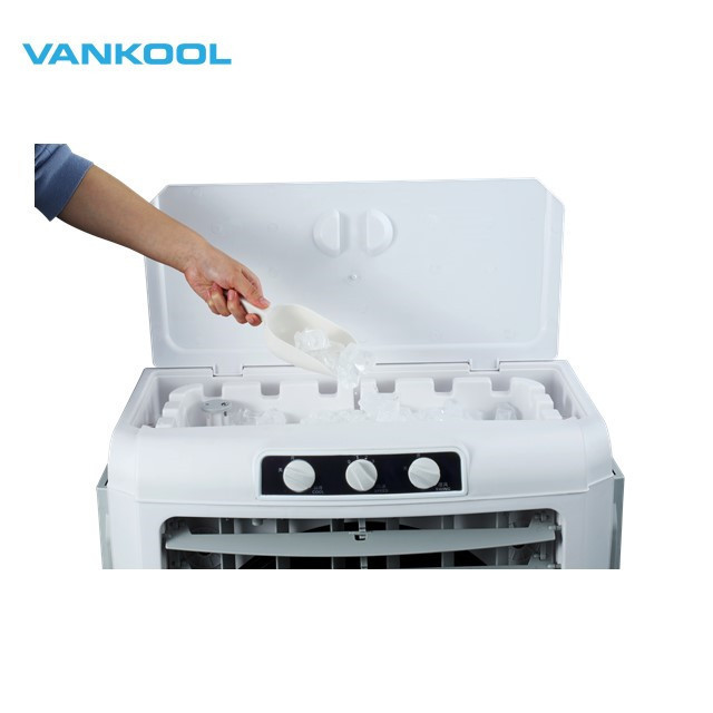 vietnam evaporative air cooler 220V 12V AC/DC air conditioner 45L water tank solar evaporative cooling system cooler fan