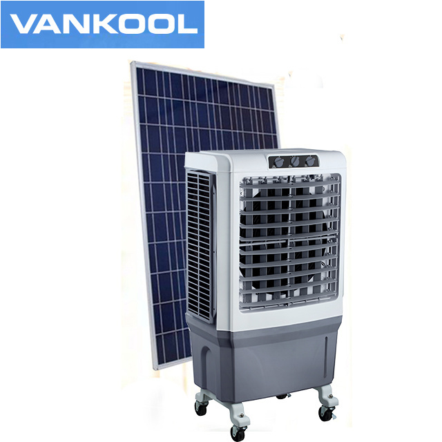 100% solar coolers fan 5000m3/h solar panel japan portable air cooler 12v air conditioner