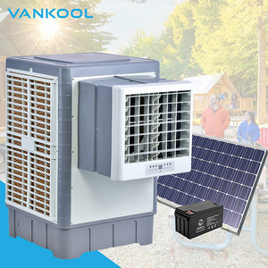 window wall mounted evaporative cooler chargeable air cooler solar powered air conditioner ac dc climatiseur solaire