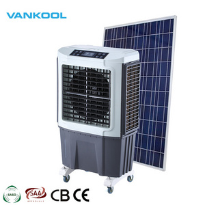 solar 12V 24V  evaporative type water swamp coolers eachargeable air conditioner water air cooler japan air conditioners