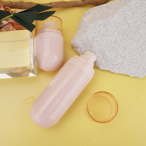 Unique Plastic Bottles New Design Pink Plastic Bottles For Oil Customizable Plastic Lotion Pump Bottle