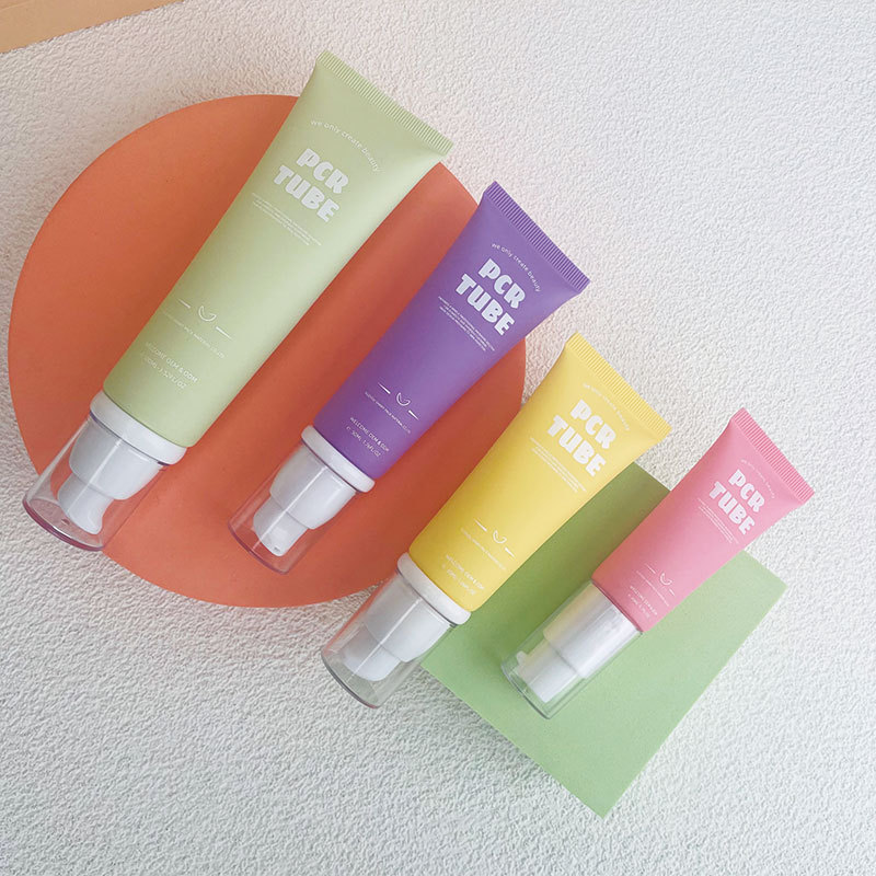 Manufacturer PCR Plastic Soft Tube Packaging 30 ml 100 g for Cosmetic Plastic Pump Tube Cosmetic Tube