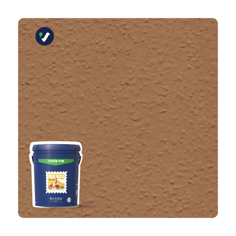 Wanlei Exterior Wall Italian Colored Sand Inorganic Fireproof Fire Retardant Coating Paint