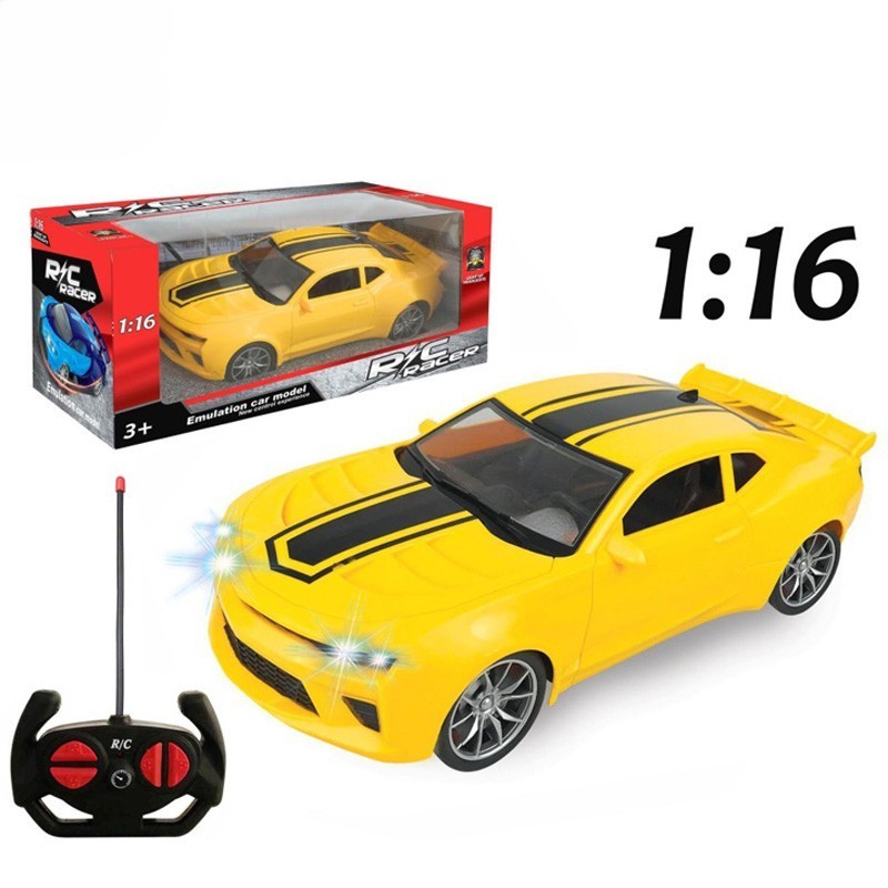 Juguete 1:16 4 Channel Rc Racing Children's CarWireless Battery Remote Control Electric Toy Car With Led Lights for Boys Gifts