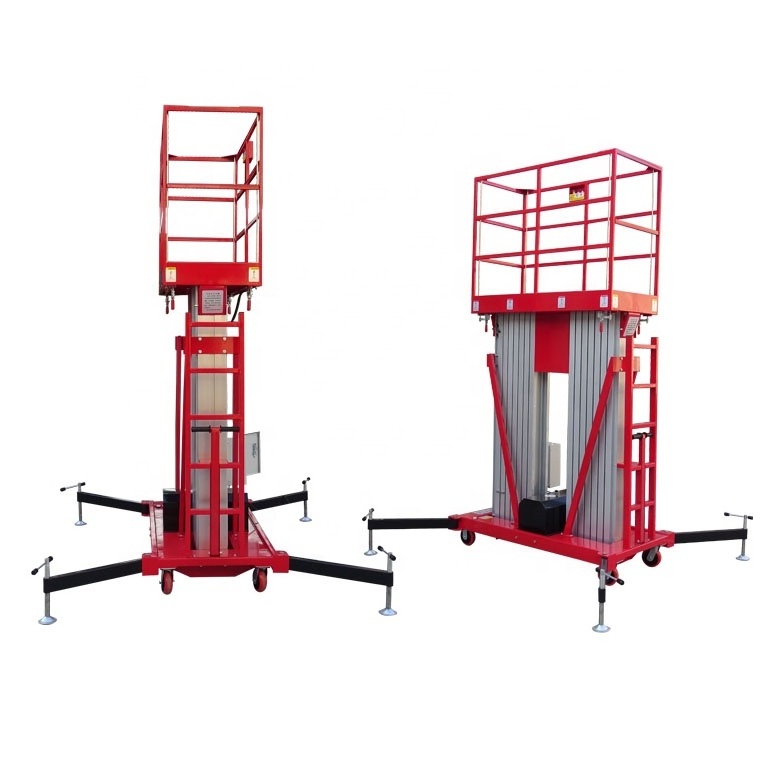 factory price upright lift electric mini scissor lift portable aluminum lift