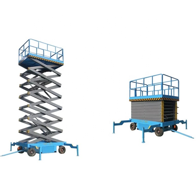 MSL0.5-7  7m lifting height 500kg capacity hydraulic scissor lift electric mini scissor lift platform