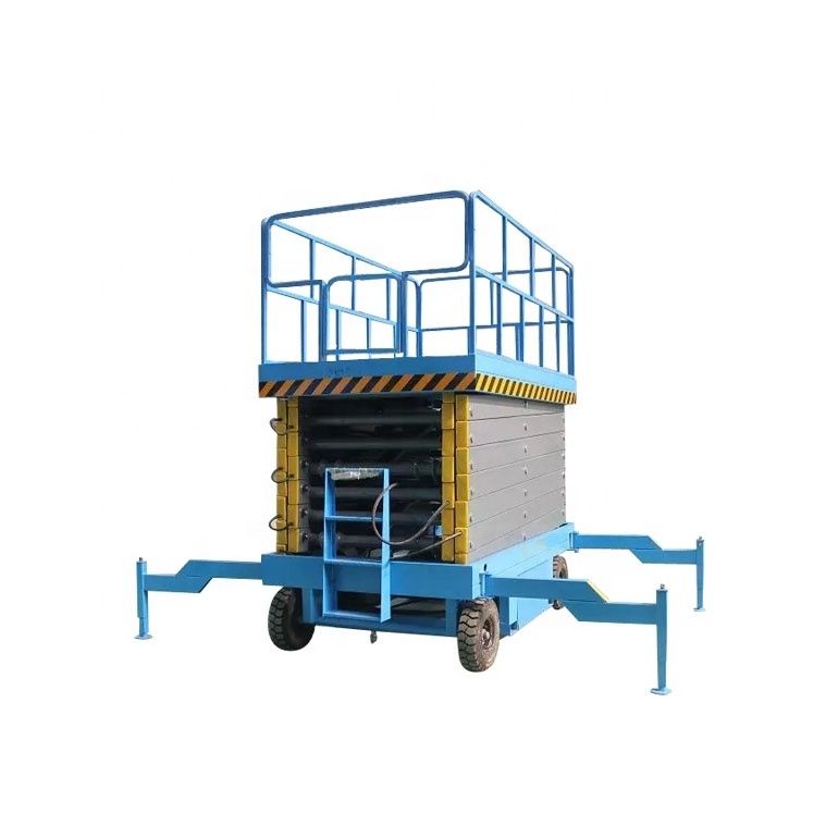 MSL0.5-7  7m lifting height 500kg capacity hydraulic scissor lift electric mini scissor lift platform