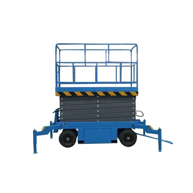 MSL0.5-7  7m lifting height 500kg capacity hydraulic scissor lift electric mini scissor lift platform