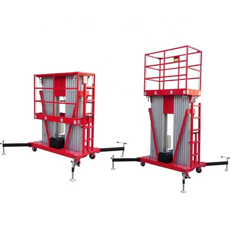 factory price upright lift electric mini scissor lift portable aluminum lift