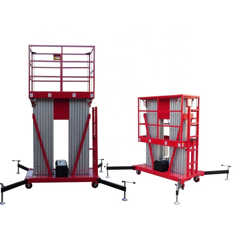 factory price upright lift electric mini scissor lift portable aluminum lift